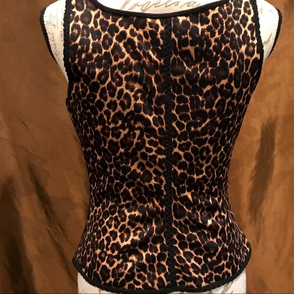 Leopard Print Corset Top/Body Shaper - Picture 4 of 9